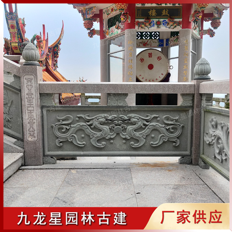 园林石栏杆图片