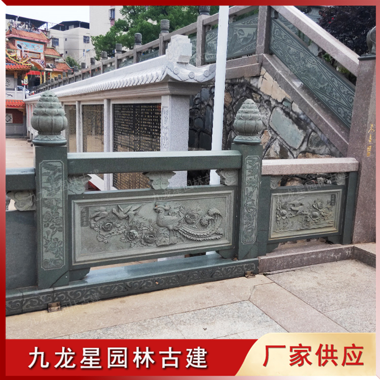 园林石栏杆图片