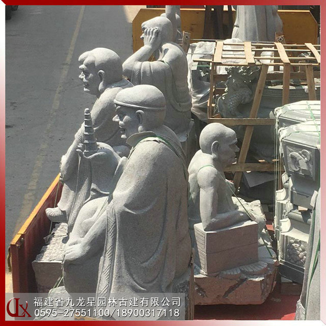 石雕十八罗汉