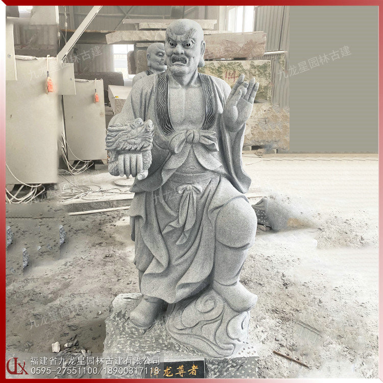 石雕十八尊者图片