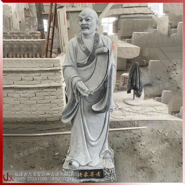 石雕十八尊者图片