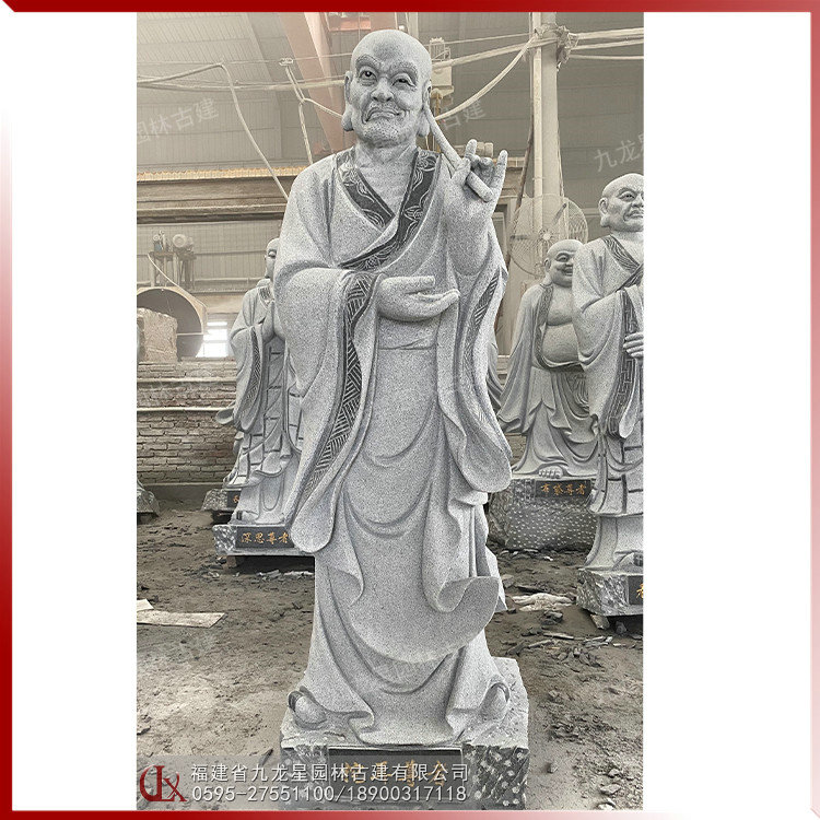 石雕十八尊者图片