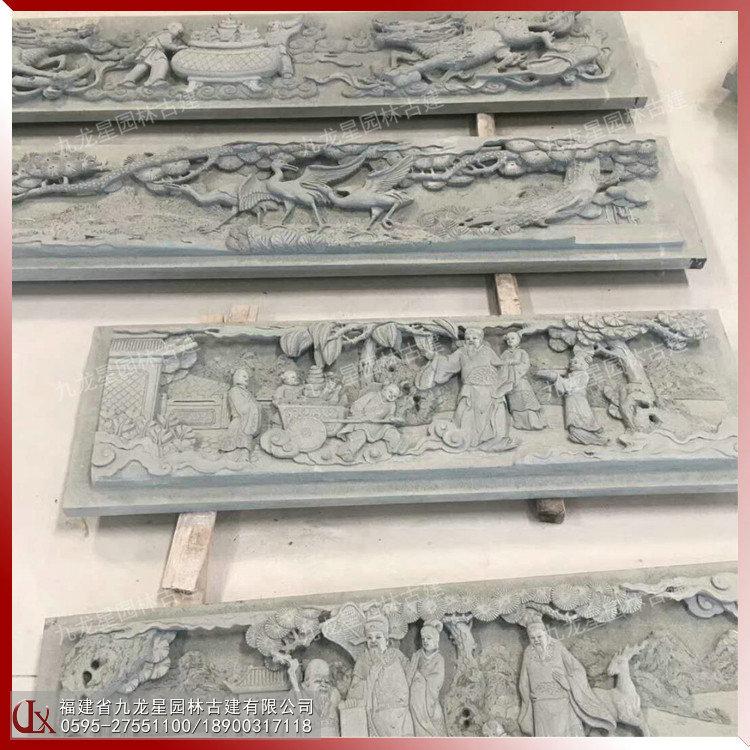 石雕人物浮雕图片