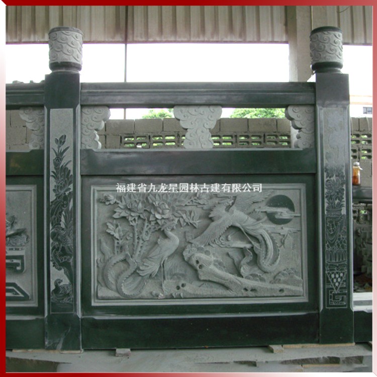 墓地石雕栏杆图片