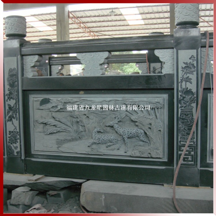 墓地石雕栏杆图片