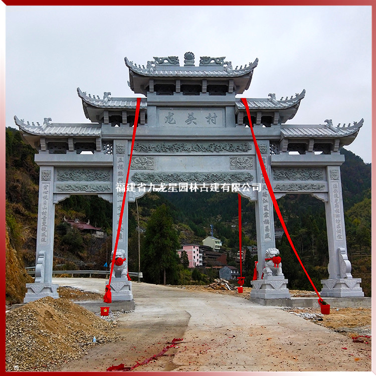 石雕牌坊图片