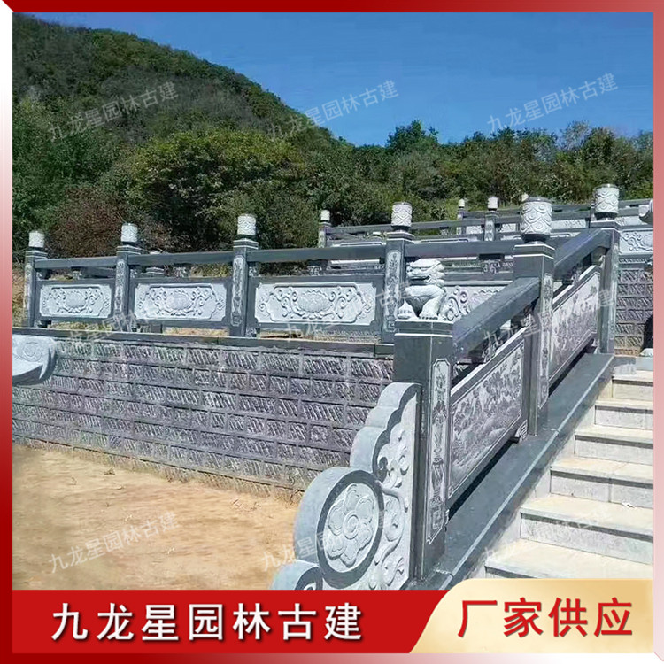 花岗岩石雕栏杆图片