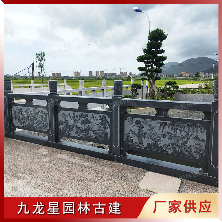 花岗岩石雕栏杆图片