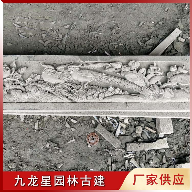 花开富贵浮雕图片