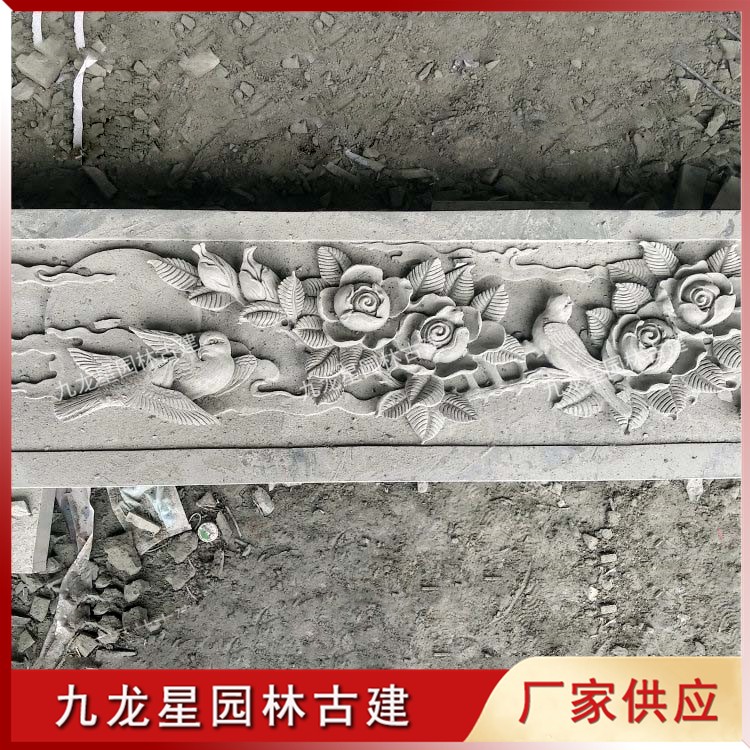 花开富贵浮雕图片