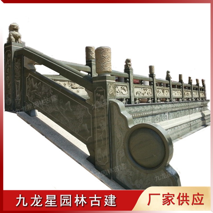 青石栏杆石雕图片