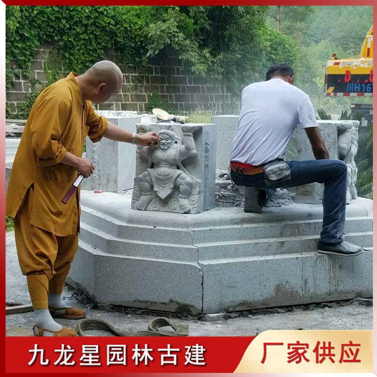 石雕舍利塔安装图片