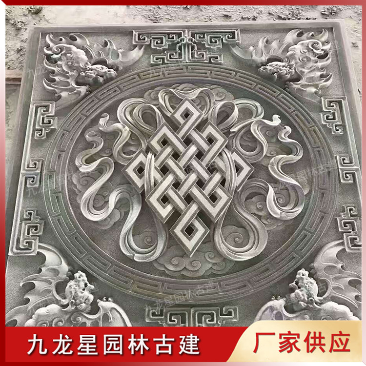 石雕八宝浮雕图片